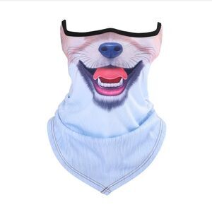 Half Face Mask Motorcycle Cycling Halloween UV Protection Balaclava Neck Scarf